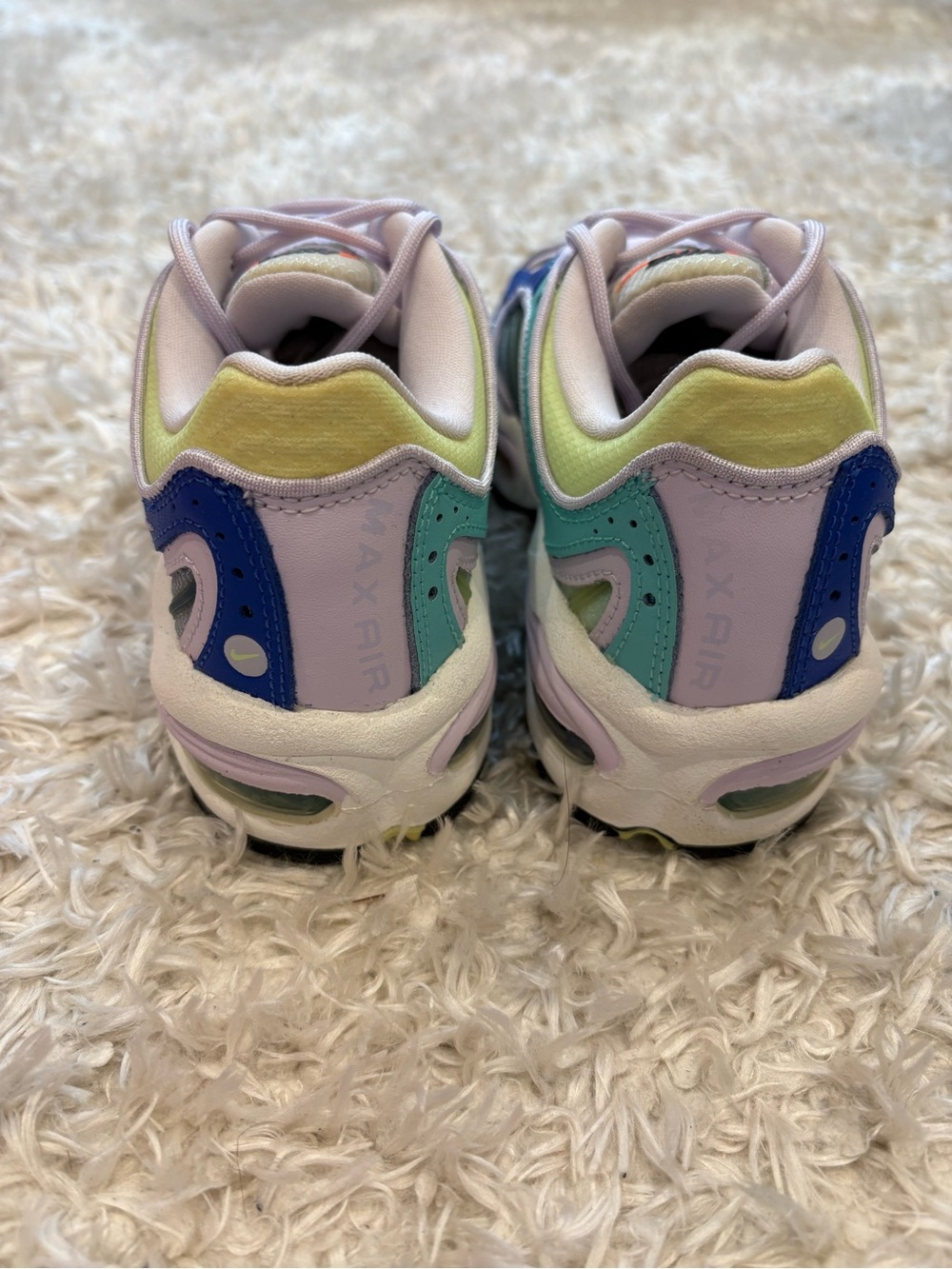 NEW Nike Air Max Tailwind IV Pastel Ombre Multicolor Sneakers Mint Lavender Blu - Picture 6 of 9